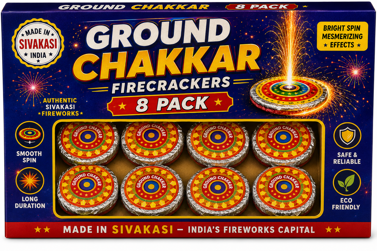 Ground Chakkar 8 Pack